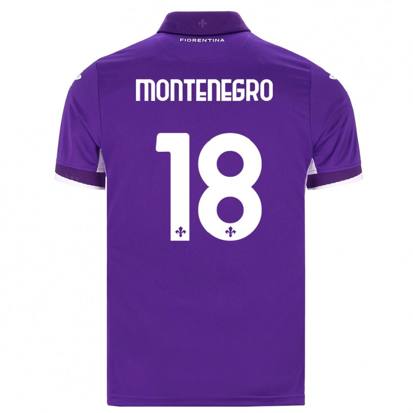 Danxen Damen Luca Montenegro #18 Lila Weiß Pink Heimtrikot Trikot 2026/27 T-Shirt