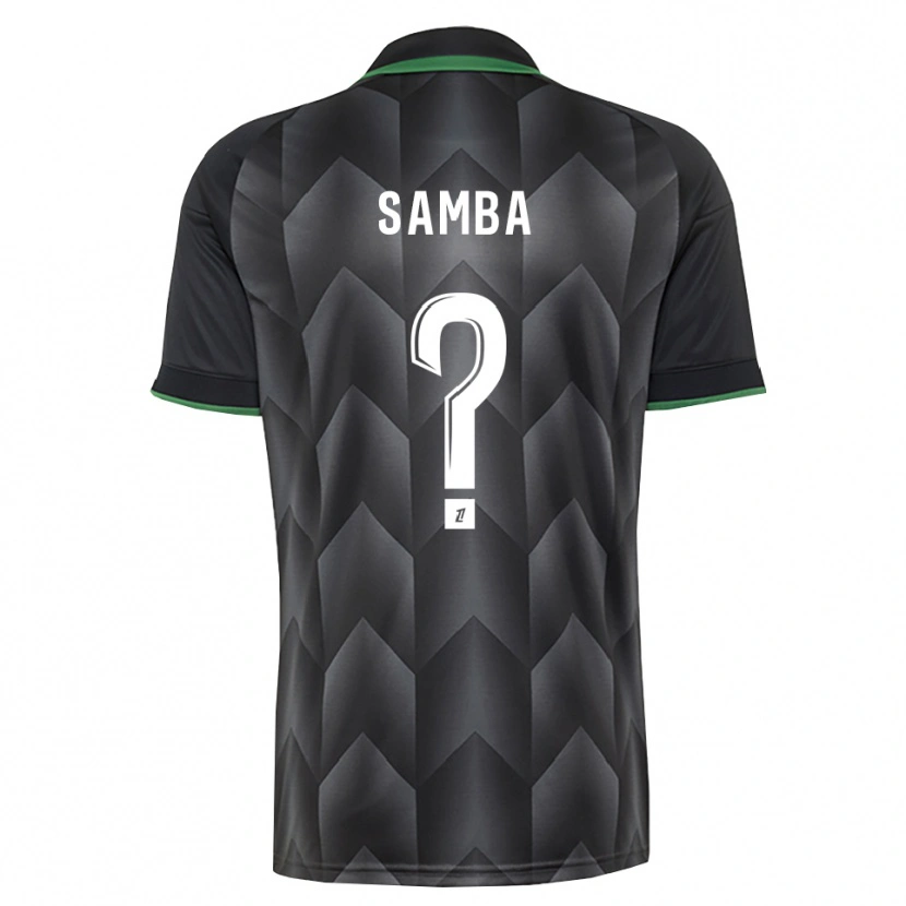 Danxen Damen Emmanuel Samba #0 Schwarzgrün Auswärtstrikot Trikot 2026/27 T-Shirt