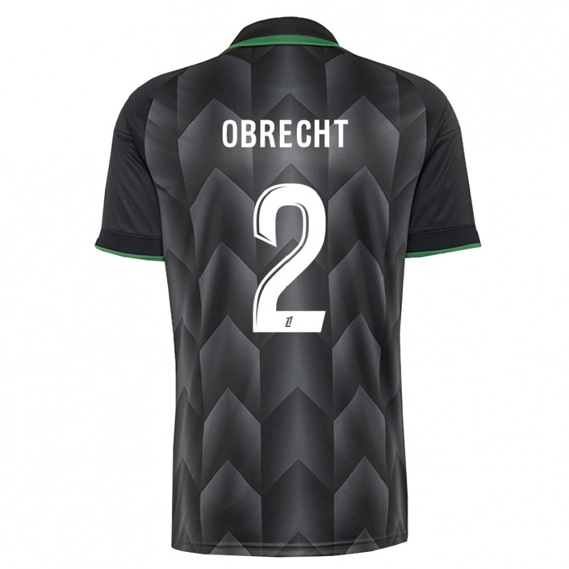 Danxen Damen Laura Obrecht #2 Schwarzgrün Auswärtstrikot Trikot 2026/27 T-Shirt