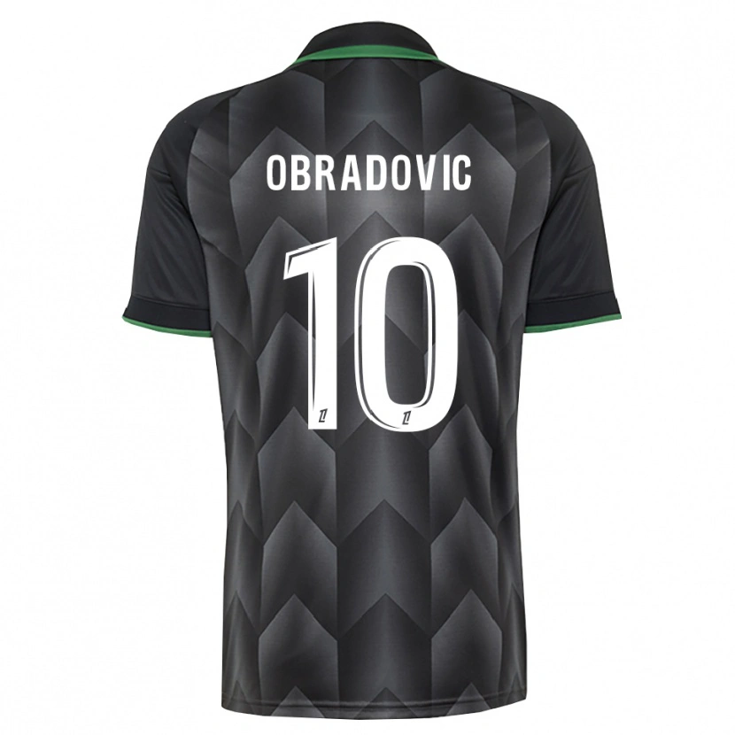 Danxen Damen Ognjen Obradovic #10 Schwarzgrün Auswärtstrikot Trikot 2026/27 T-Shirt