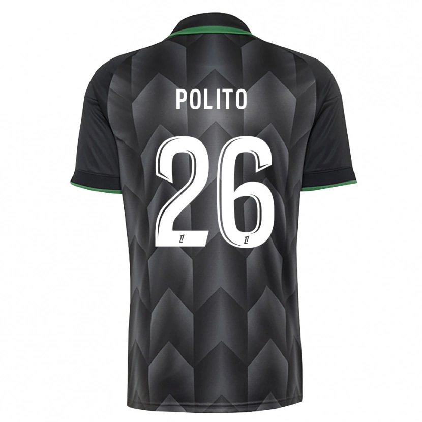 Danxen Damen Carla Polito #26 Schwarzgrün Auswärtstrikot Trikot 2026/27 T-Shirt