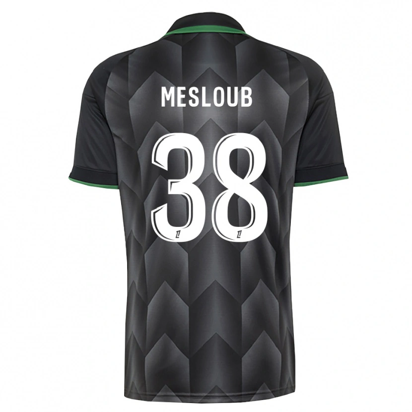 Danxen Damen Mezian Mesloub #38 Schwarzgrün Auswärtstrikot Trikot 2026/27 T-Shirt