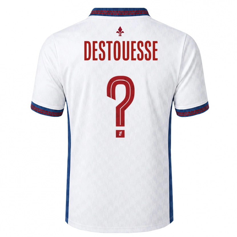 Danxen Damen Guilhem Destouesse #0 Rot Weiß Blau Auswärtstrikot Trikot 2026/27 T-Shirt