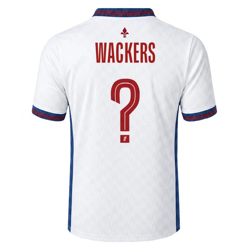 Danxen Damen Maxime Wackers #0 Rot Weiß Blau Auswärtstrikot Trikot 2026/27 T-Shirt