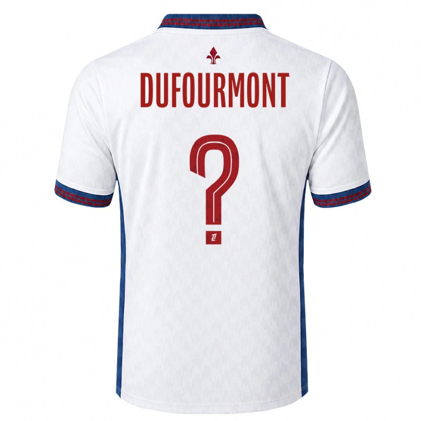 Danxen Damen Eléa Dufourmont #0 Rot Weiß Blau Auswärtstrikot Trikot 2026/27 T-Shirt