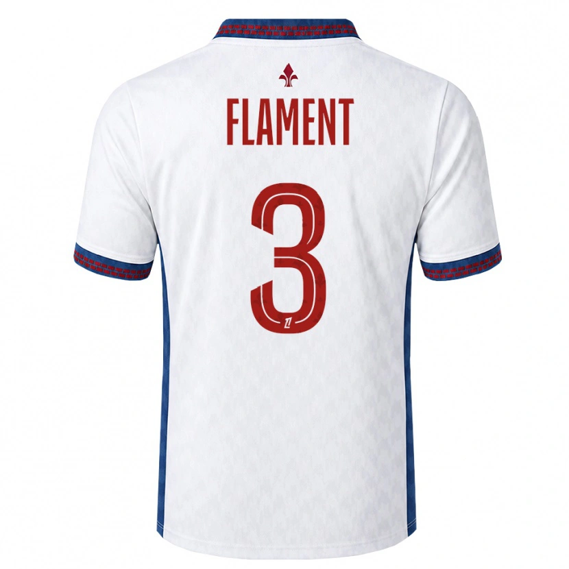 Danxen Damen Corentin Flament #3 Rot Weiß Blau Auswärtstrikot Trikot 2026/27 T-Shirt