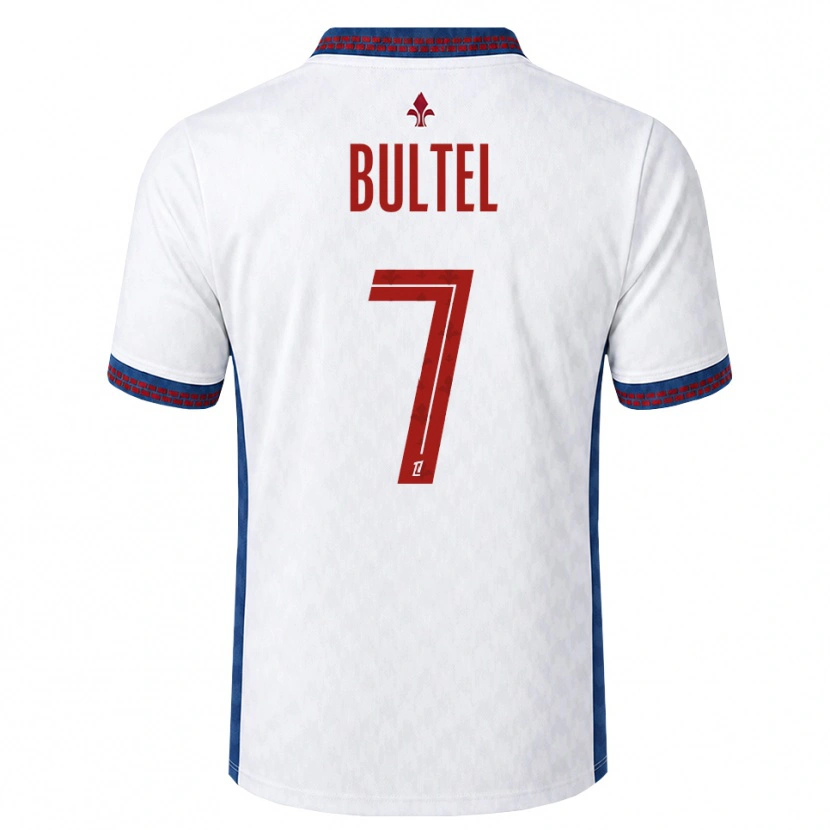 Danxen Damen Ludivine Bultel #7 Rot Weiß Blau Auswärtstrikot Trikot 2026/27 T-Shirt