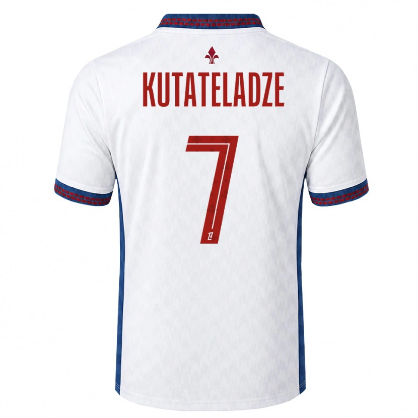 Danxen Damen Alexandre Kutateladze #7 Rot Weiß Blau Auswärtstrikot Trikot 2026/27 T-Shirt