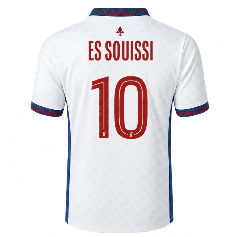 Danxen Damen Yllian Es Souissi #10 Rot Weiß Blau Auswärtstrikot Trikot 2026/27 T-Shirt