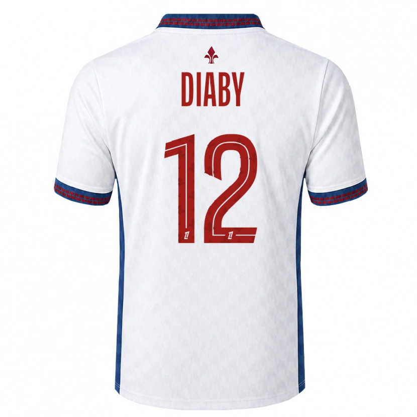 Danxen Damen Bafodé Diaby #12 Rot Weiß Blau Auswärtstrikot Trikot 2026/27 T-Shirt