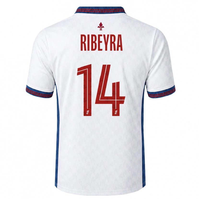 Danxen Damen Anaïs Ribeyra #14 Rot Weiß Blau Auswärtstrikot Trikot 2026/27 T-Shirt