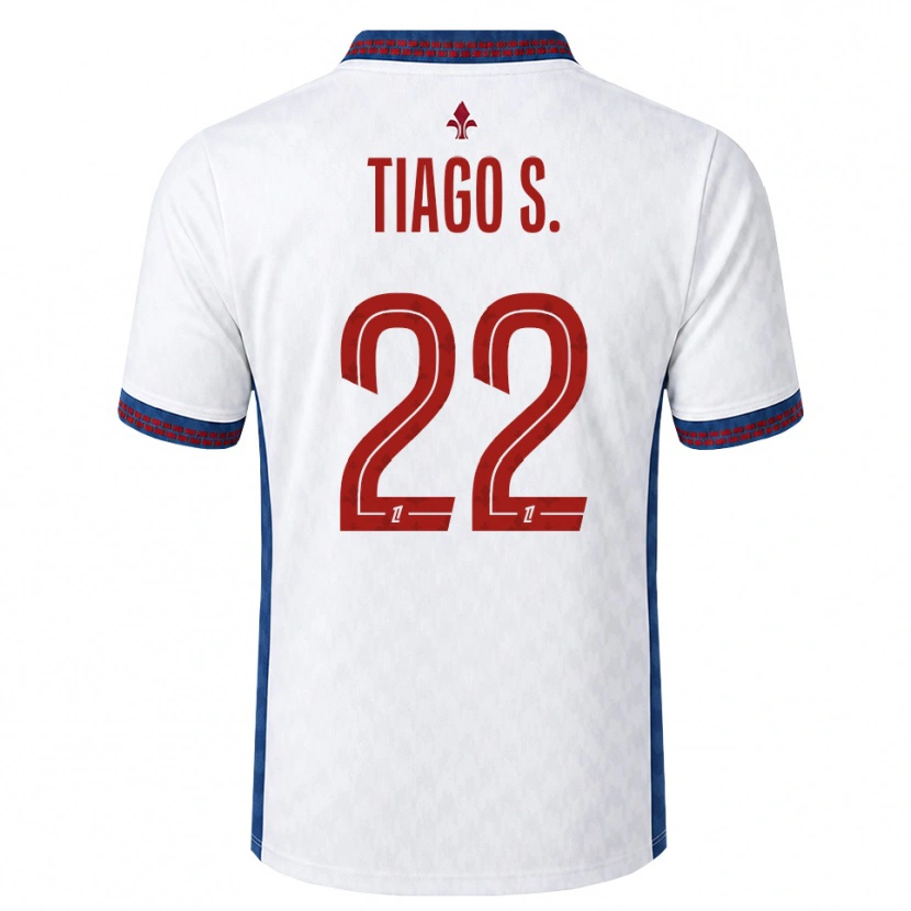 Danxen Damen Tiago Santos #22 Rot Weiß Blau Auswärtstrikot Trikot 2026/27 T-Shirt