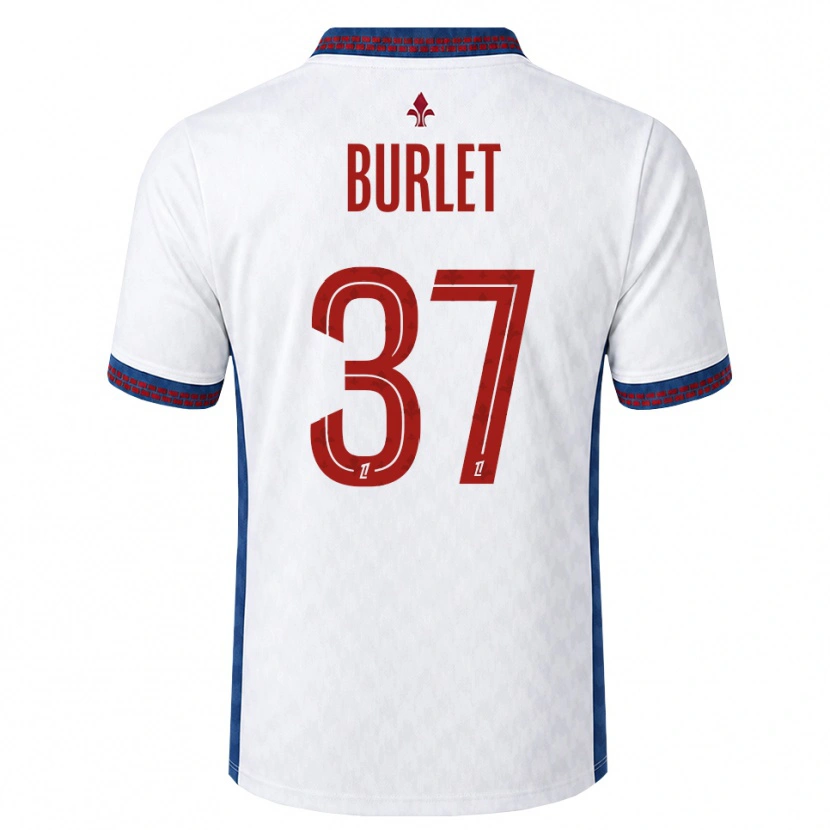 Danxen Damen Vincent Burlet #37 Rot Weiß Blau Auswärtstrikot Trikot 2026/27 T-Shirt