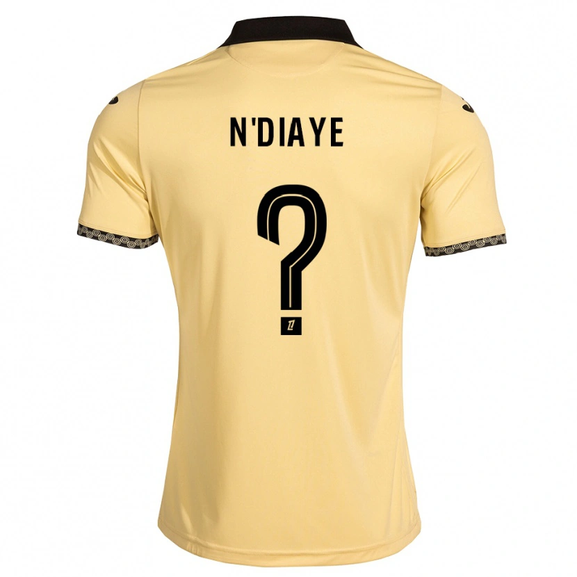 Danxen Damen Bassirou N'diaye #0 Navajoweiß Schwarz Auswärtstrikot Trikot 2026/27 T-Shirt