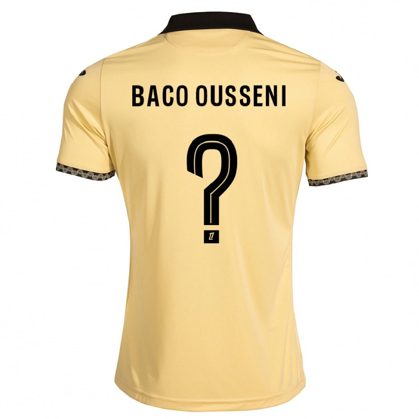 Danxen Damen Timothée Baco Ousseni #0 Navajoweiß Schwarz Auswärtstrikot Trikot 2026/27 T-Shirt