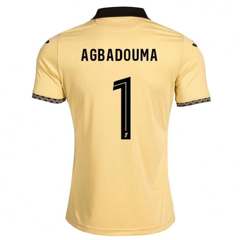 Danxen Damen Mathys Agbadouma #1 Navajoweiß Schwarz Auswärtstrikot Trikot 2026/27 T-Shirt