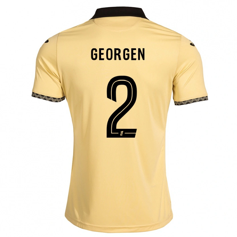 Danxen Damen Alec Georgen #2 Navajoweiß Schwarz Auswärtstrikot Trikot 2026/27 T-Shirt