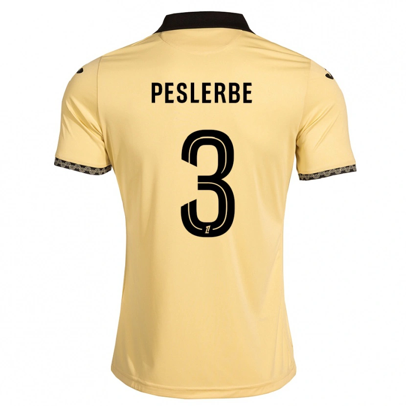 Danxen Damen Thomas Peslerbe #3 Navajoweiß Schwarz Auswärtstrikot Trikot 2026/27 T-Shirt