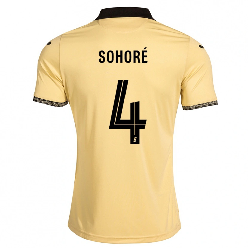 Danxen Damen Seni Sohoré #4 Navajoweiß Schwarz Auswärtstrikot Trikot 2026/27 T-Shirt