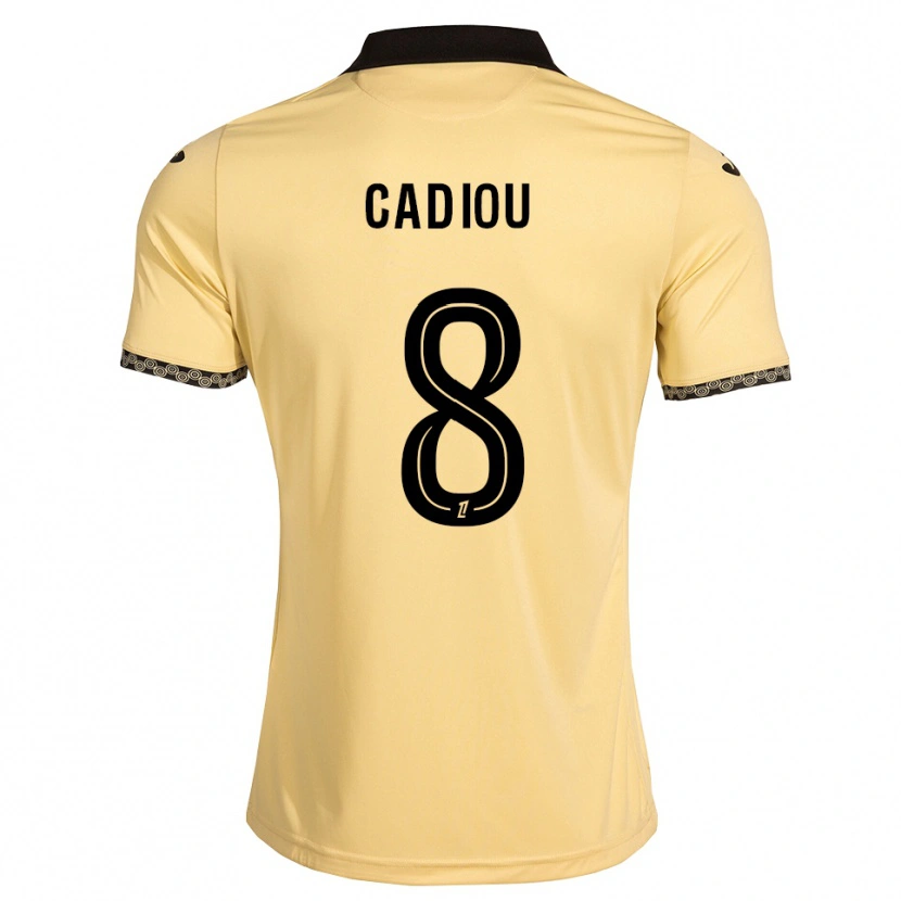 Danxen Damen Noah Cadiou #8 Navajoweiß Schwarz Auswärtstrikot Trikot 2026/27 T-Shirt