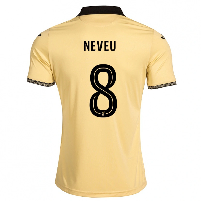 Danxen Damen Tom Neveu #8 Navajoweiß Schwarz Auswärtstrikot Trikot 2026/27 T-Shirt