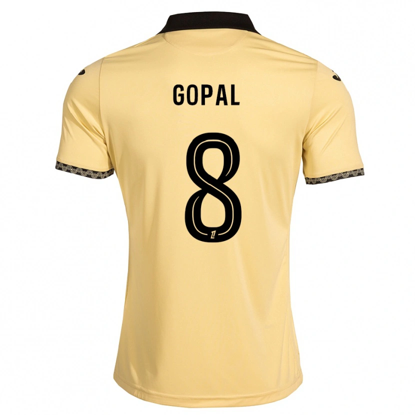 Danxen Damen Julie Gopal #8 Navajoweiß Schwarz Auswärtstrikot Trikot 2026/27 T-Shirt