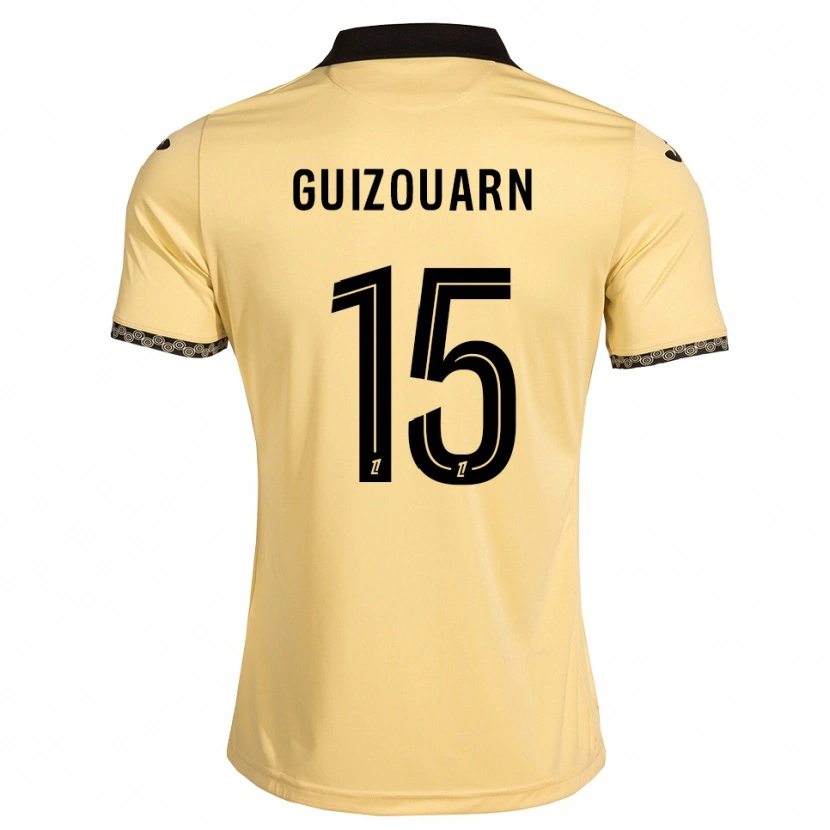 Danxen Damen Dorian Guizouarn #15 Navajoweiß Schwarz Auswärtstrikot Trikot 2026/27 T-Shirt