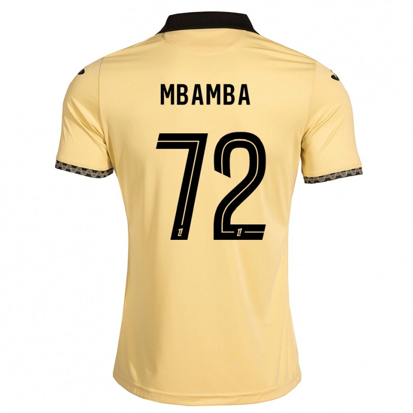Danxen Damen Noah Mbamba #72 Navajoweiß Schwarz Auswärtstrikot Trikot 2026/27 T-Shirt