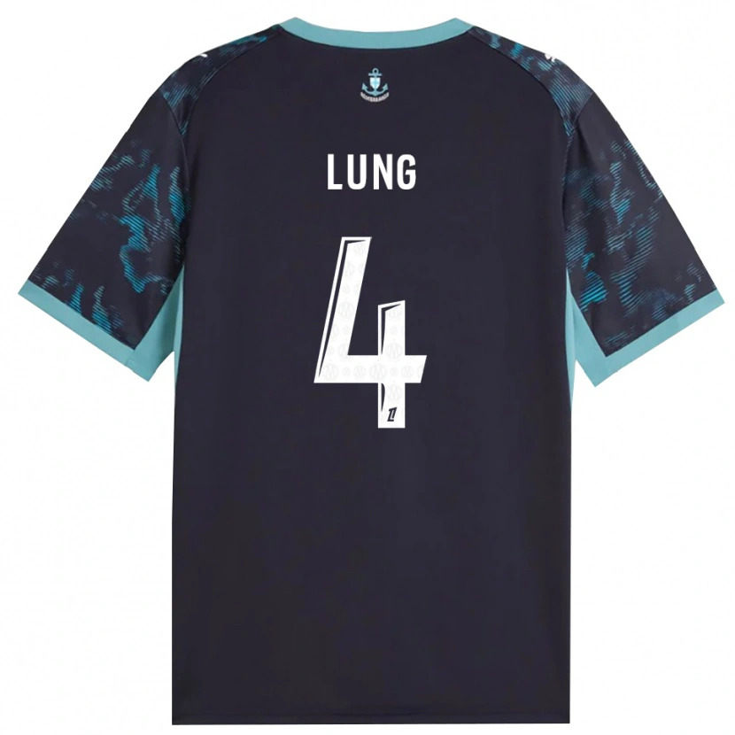 Danxen Damen Sacha Lung #4 Blass Türkis Weiß Schwarz Auswärtstrikot Trikot 2026/27 T-Shirt