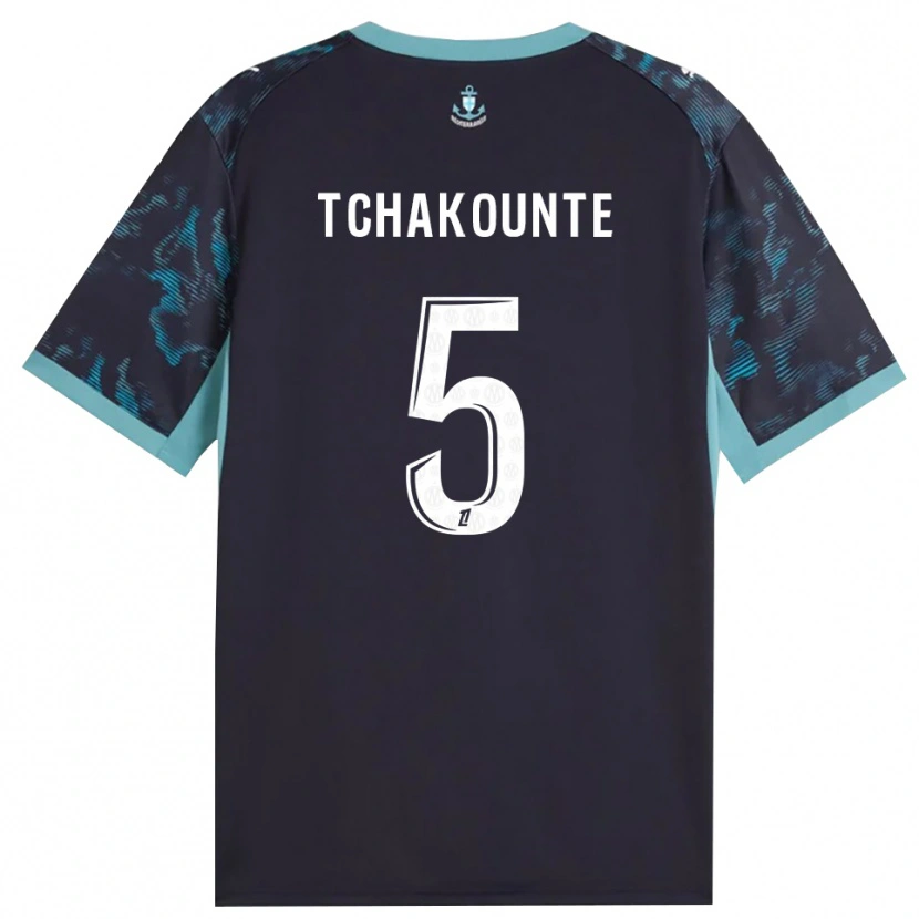 Danxen Damen Annaëlle Tchakounté #5 Blass Türkis Weiß Schwarz Auswärtstrikot Trikot 2026/27 T-Shirt
