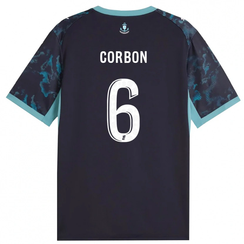 Danxen Damen Max Corbon #6 Blass Türkis Weiß Schwarz Auswärtstrikot Trikot 2026/27 T-Shirt