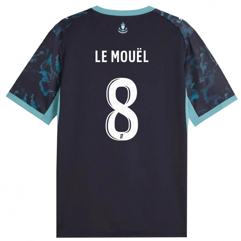Danxen Damen Margaux Le Mouël #8 Blass Türkis Weiß Schwarz Auswärtstrikot Trikot 2026/27 T-Shirt