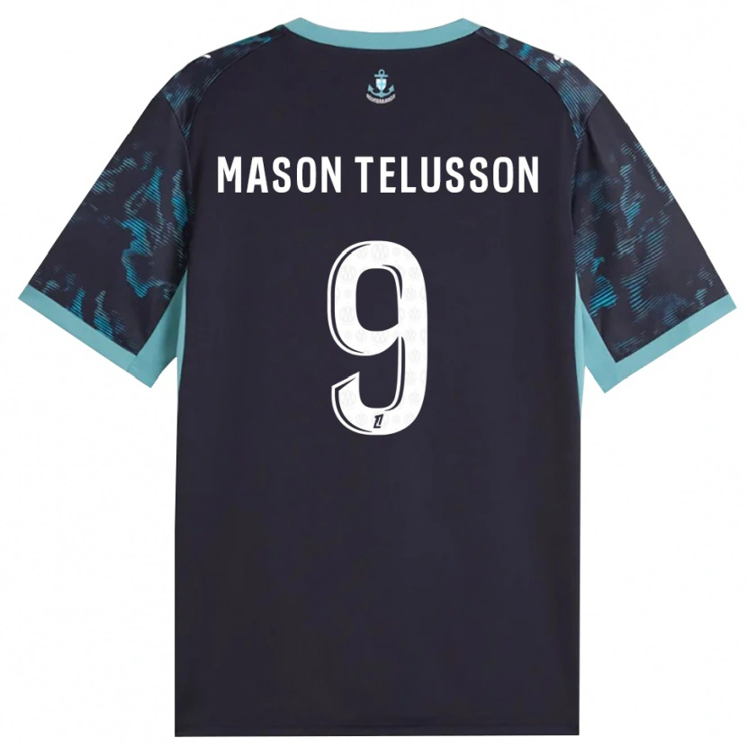Danxen Damen Jah-Mason Telusson #9 Blass Türkis Weiß Schwarz Auswärtstrikot Trikot 2026/27 T-Shirt