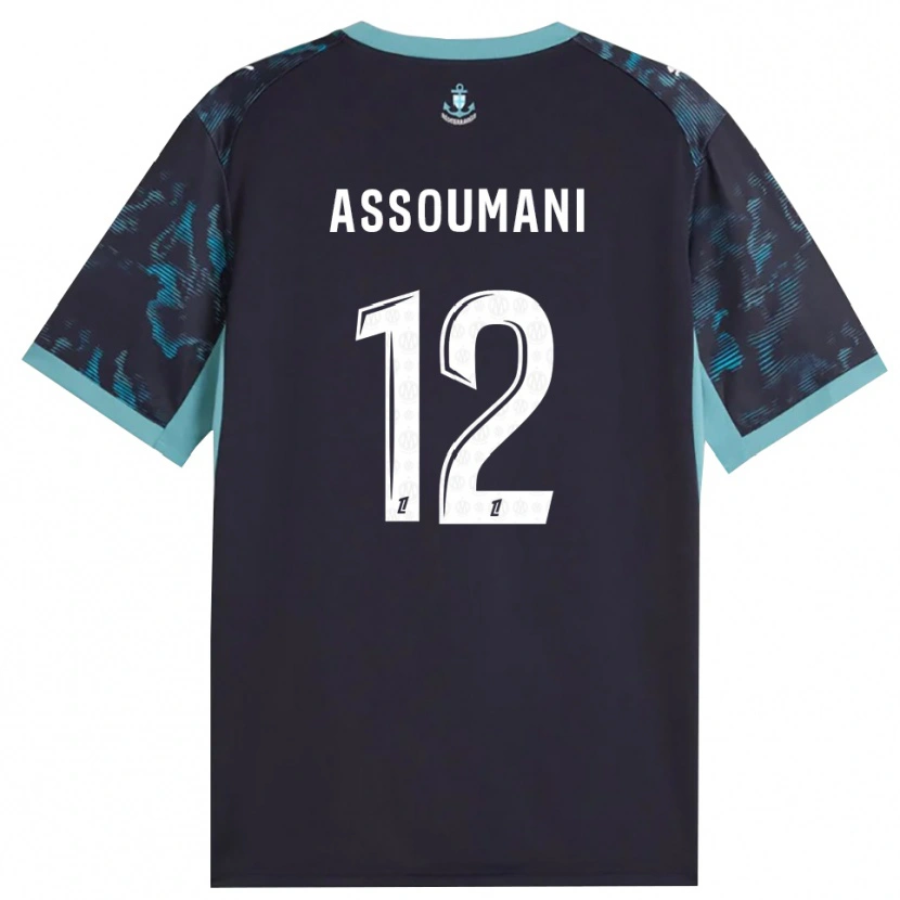 Danxen Damen Saïfi Assoumani #12 Blass Türkis Weiß Schwarz Auswärtstrikot Trikot 2026/27 T-Shirt