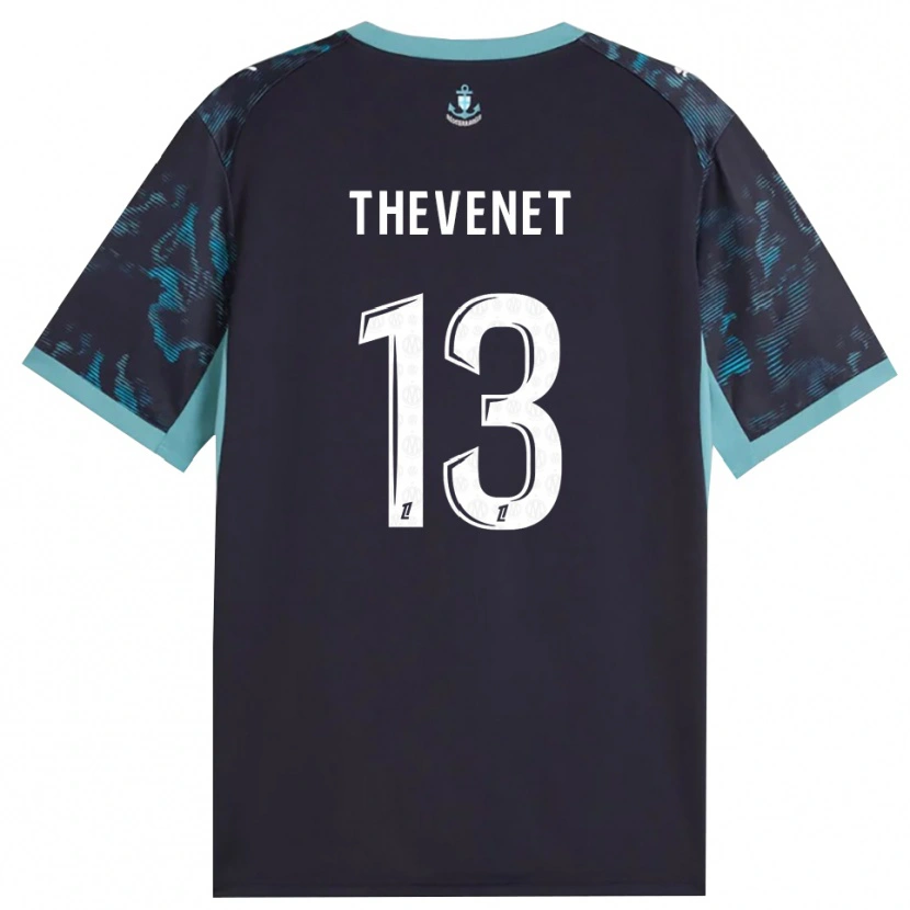 Danxen Damen Maxence Thevenet #13 Blass Türkis Weiß Schwarz Auswärtstrikot Trikot 2026/27 T-Shirt