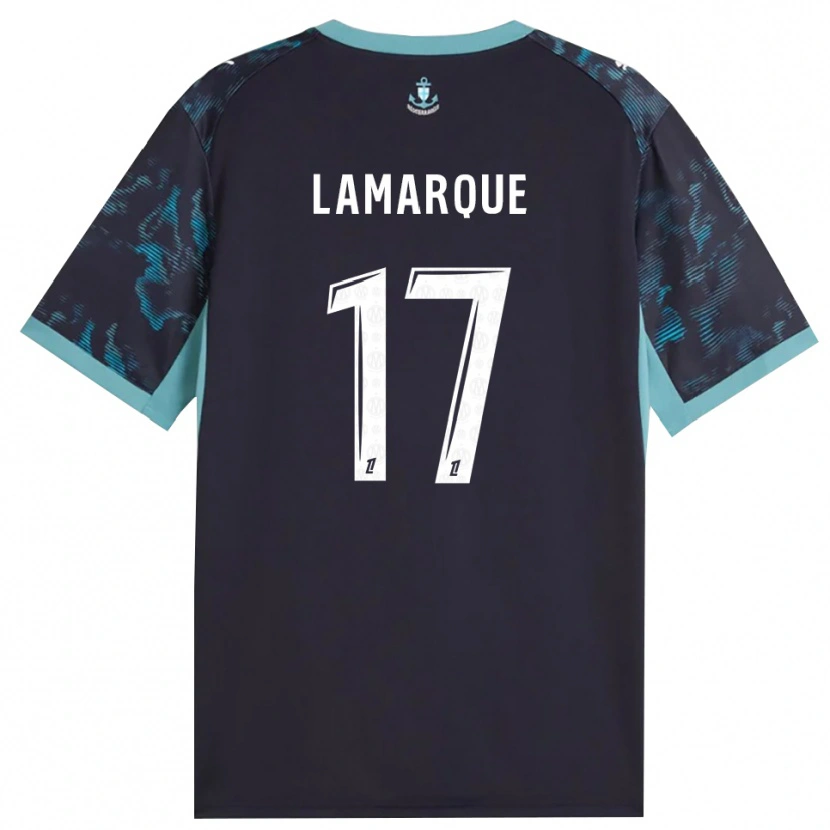 Danxen Damen Alais Lamarque #17 Blass Türkis Weiß Schwarz Auswärtstrikot Trikot 2026/27 T-Shirt