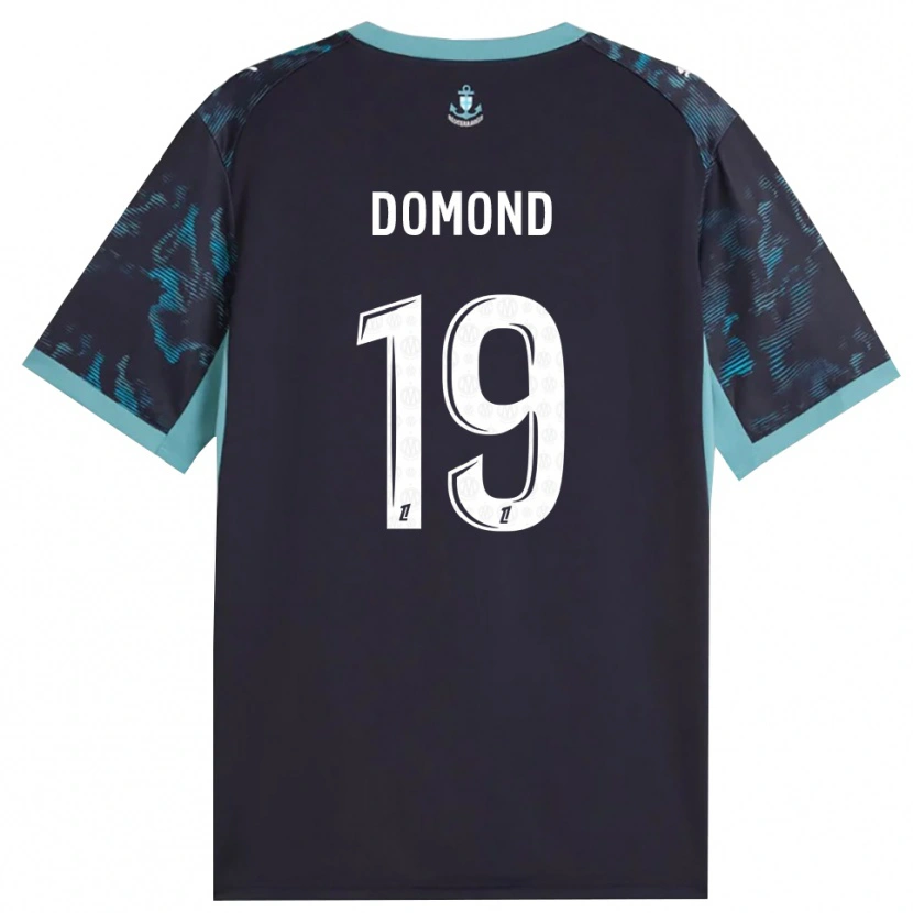 Danxen Damen Chelsea Domond #19 Blass Türkis Weiß Schwarz Auswärtstrikot Trikot 2026/27 T-Shirt