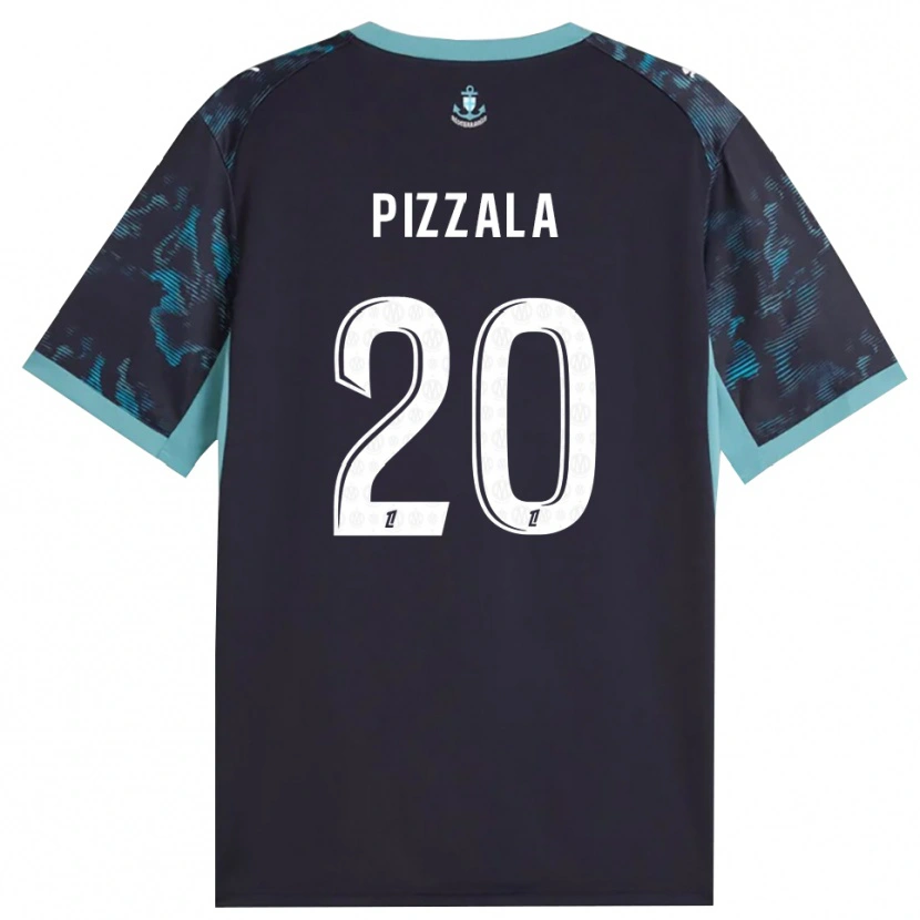 Danxen Damen Caroline Pizzala #20 Blass Türkis Weiß Schwarz Auswärtstrikot Trikot 2026/27 T-Shirt