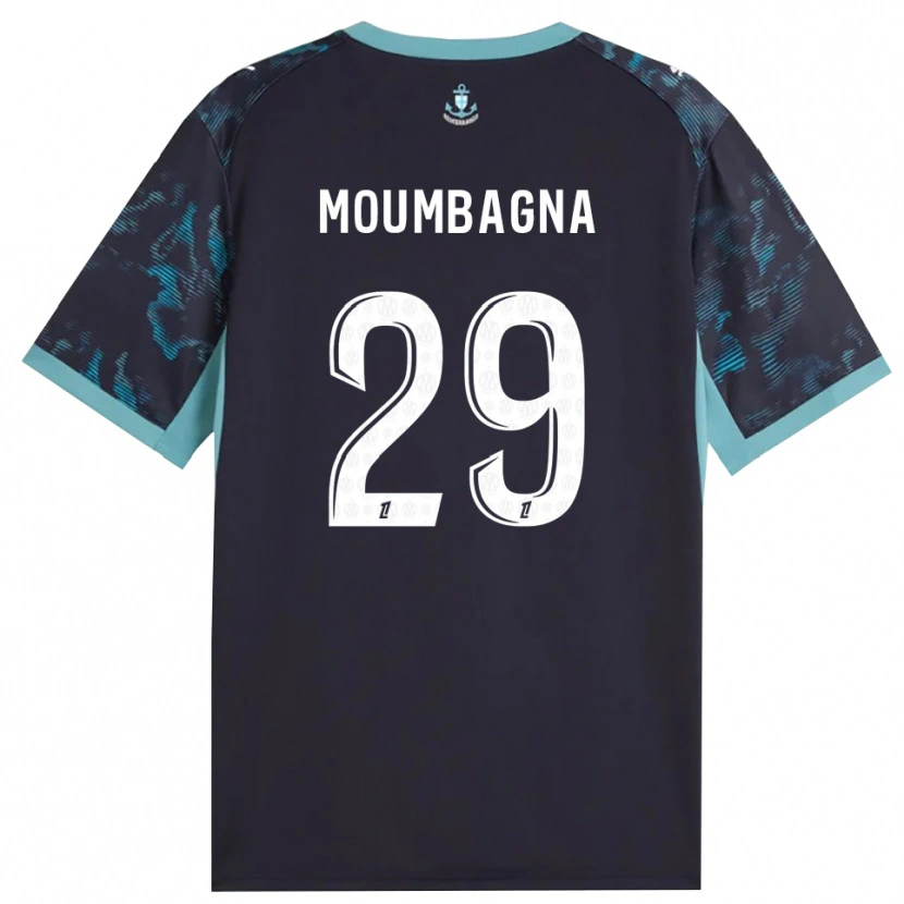 Danxen Damen Faris Moumbagna #29 Blass Türkis Weiß Schwarz Auswärtstrikot Trikot 2026/27 T-Shirt