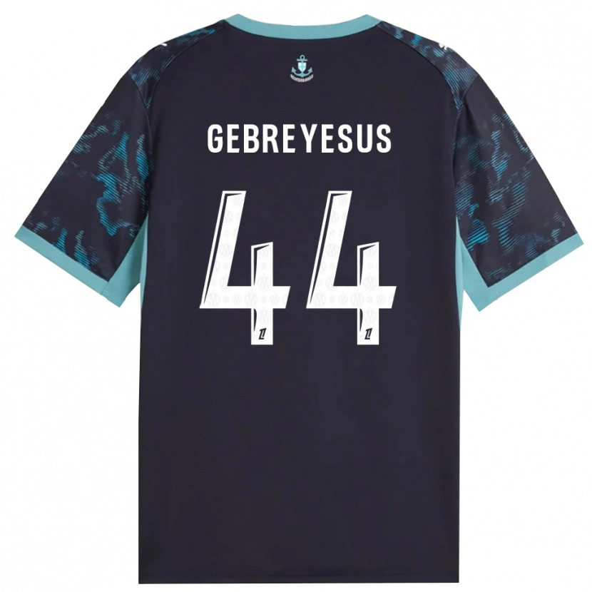 Danxen Damen Esey Gebreyesus #44 Blass Türkis Weiß Schwarz Auswärtstrikot Trikot 2026/27 T-Shirt