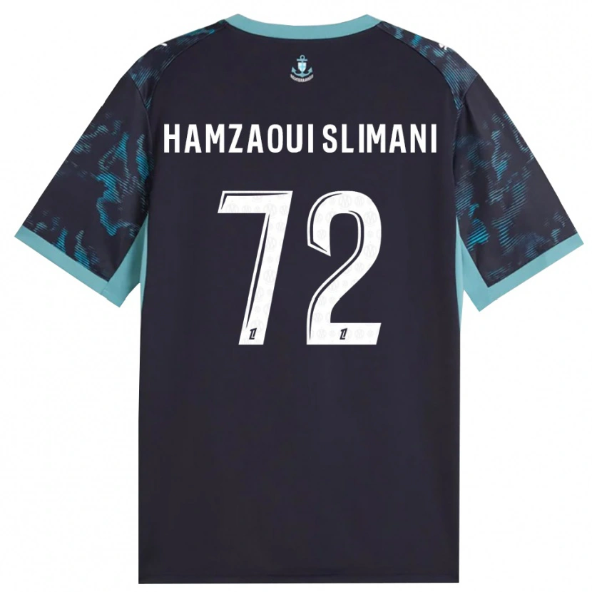 Danxen Damen Hilan Hamzaoui Slimani #72 Blass Türkis Weiß Schwarz Auswärtstrikot Trikot 2026/27 T-Shirt