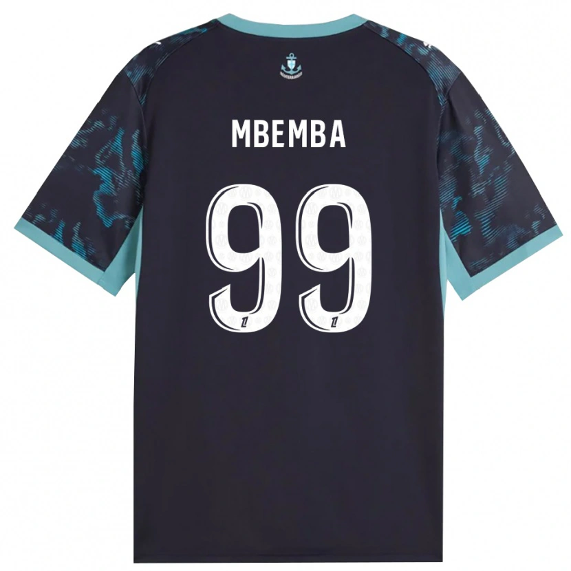 Danxen Damen Chancel Mbemba #99 Blass Türkis Weiß Schwarz Auswärtstrikot Trikot 2026/27 T-Shirt