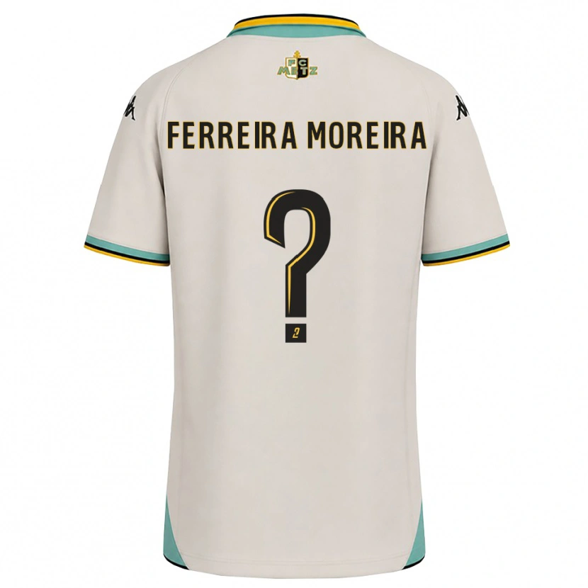 Danxen Damen Ruben Ferreira Moreira #0 Florales Weiß Schwarz Auswärtstrikot Trikot 2026/27 T-Shirt
