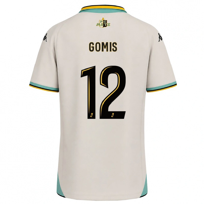 Danxen Damen Maykel Gomis #12 Florales Weiß Schwarz Auswärtstrikot Trikot 2026/27 T-Shirt