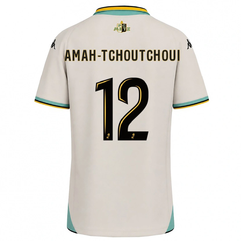Danxen Damen Marco Amah-Tchoutchoui #12 Florales Weiß Schwarz Auswärtstrikot Trikot 2026/27 T-Shirt