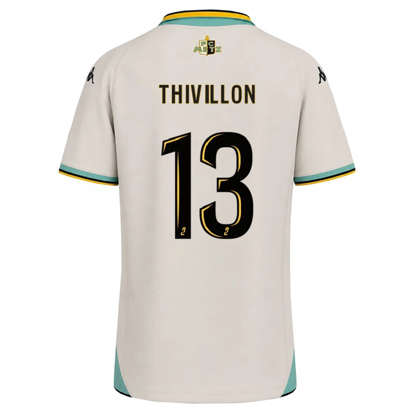 Danxen Damen Lina Thivillon #13 Florales Weiß Schwarz Auswärtstrikot Trikot 2026/27 T-Shirt
