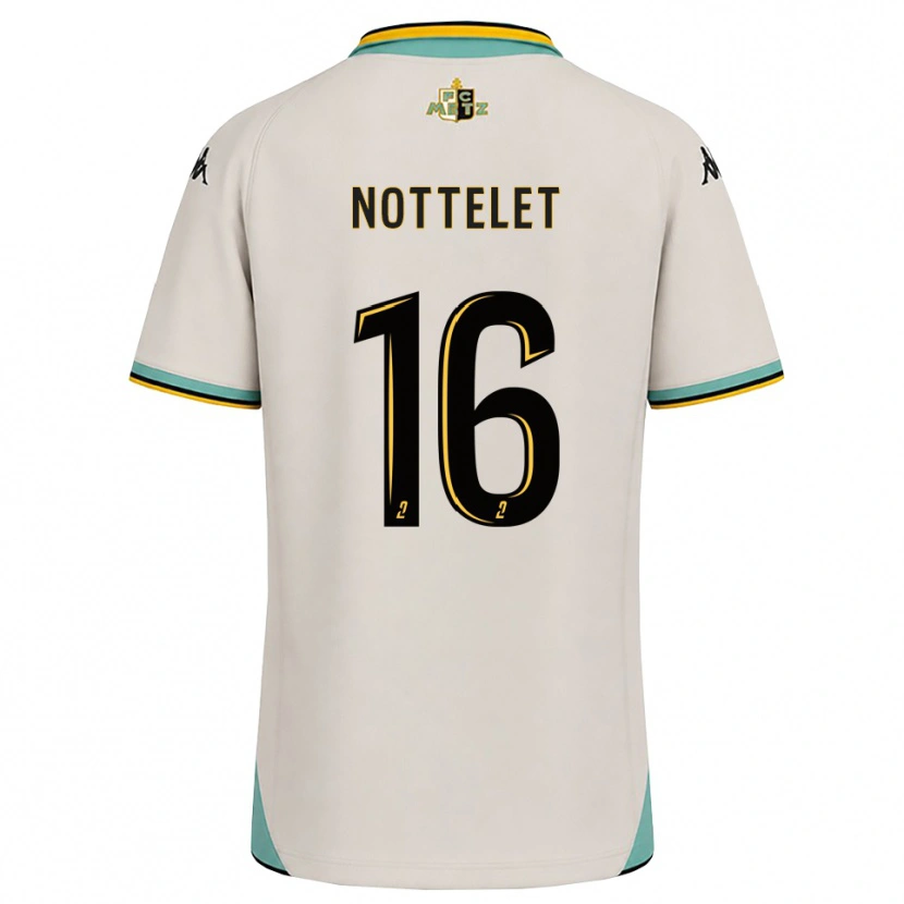 Danxen Damen Gillian Nottelet #16 Florales Weiß Schwarz Auswärtstrikot Trikot 2026/27 T-Shirt