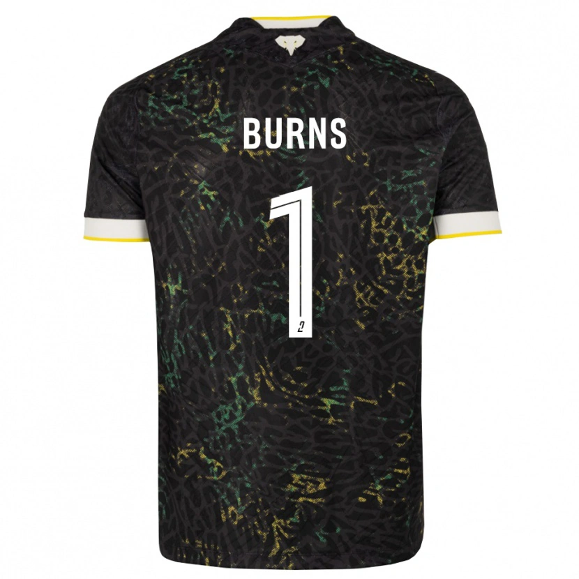 Danxen Damen Emily Burns #1 Schwarz Weiß Gelb Auswärtstrikot Trikot 2026/27 T-Shirt