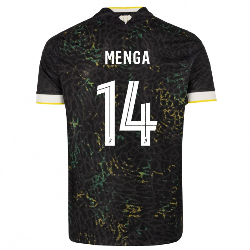Danxen Damen Marlone Menga #14 Schwarz Weiß Gelb Auswärtstrikot Trikot 2026/27 T-Shirt