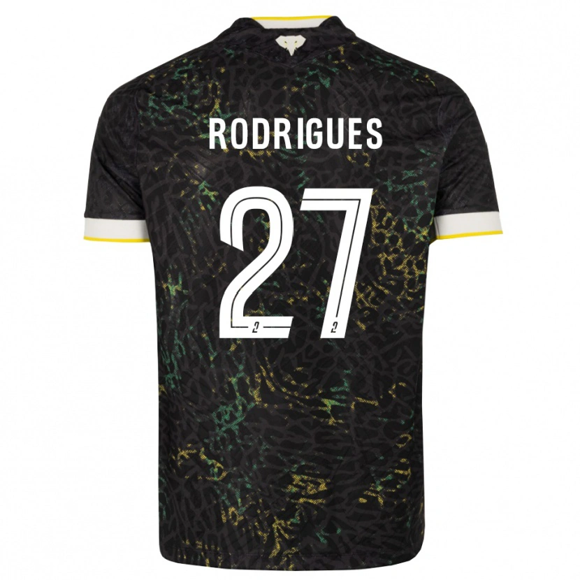 Danxen Damen Nelly Rodrigues #27 Schwarz Weiß Gelb Auswärtstrikot Trikot 2026/27 T-Shirt